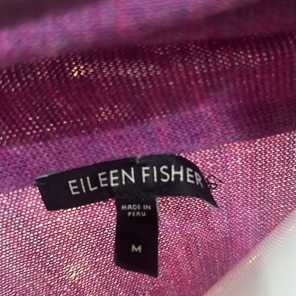 Eileen Fisher Shawl Collar Longline Cashmere Cardigan - Picture 5 of 6